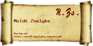 Moldt Zselyke névjegykártya